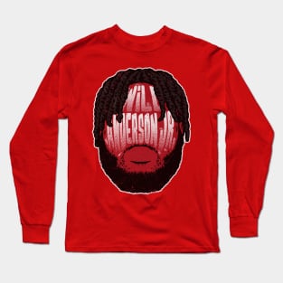 Will Anderson Jr. Houston Player Silhouette Long Sleeve T-Shirt